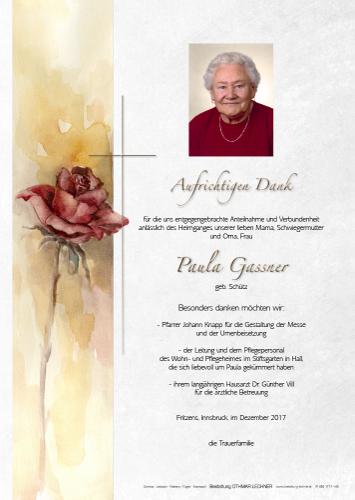 Parte von Paula Gassner