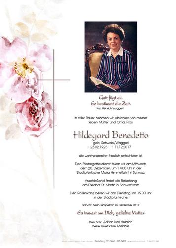 Parte von Hildegard Benedetto