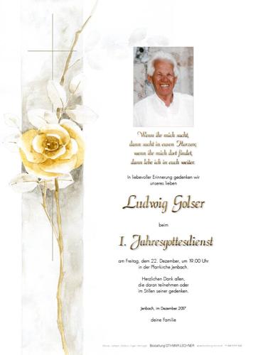 Parte von Ludwig Golser