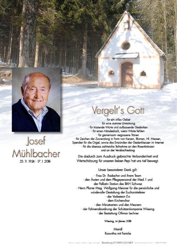 Parte von Josef Mühlbacher