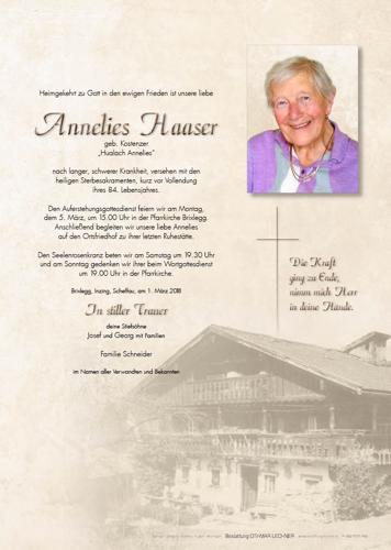 Parte von Annelies Haaser