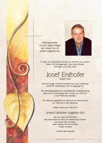 Parte von Josef Enthofer