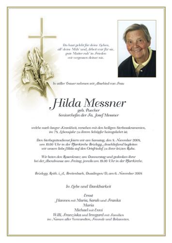 Parte von Hilda Messner
