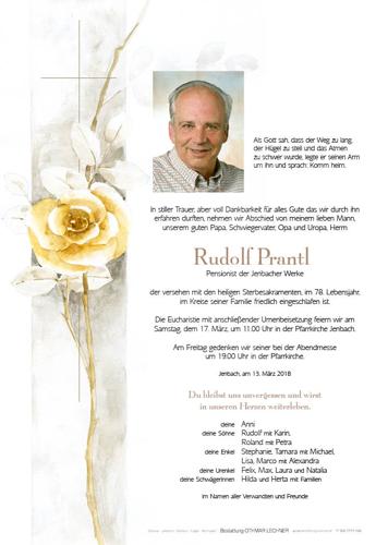 Parte von Rudolf Prantl