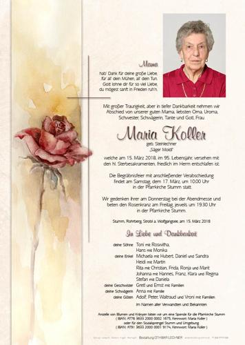 Parte von Maria Koller