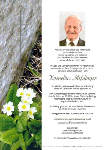 Parte von Kornelius Mi%C3%9Flinger