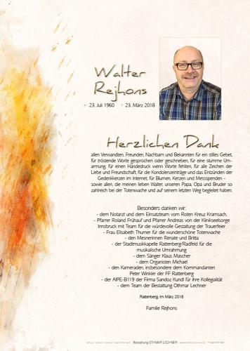 Parte von Walter Rejhons