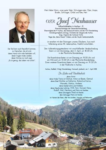 Parte von Josef Neuhauser
