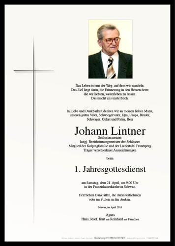 Parte von Johann Lintner