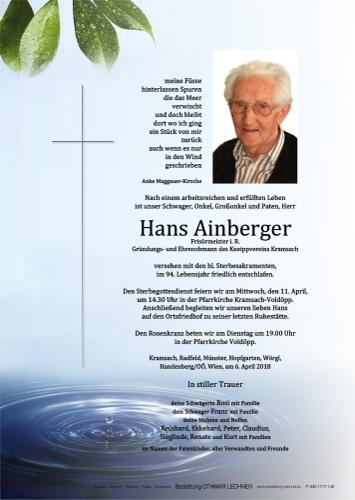 Parte von Hans Ainberger