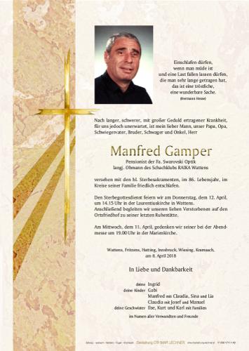 Parte von Manfred Gamper