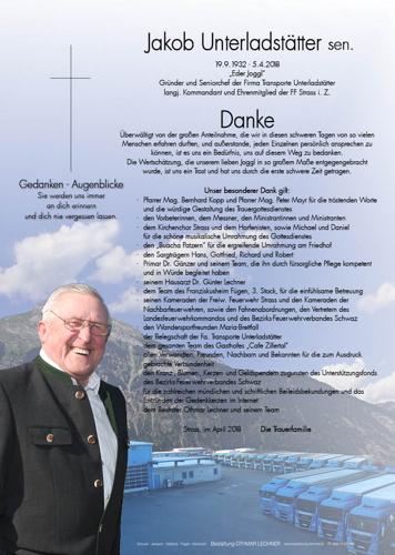 Parte von Jakob sen. Unterladstätter