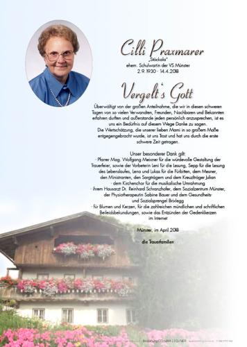 Parte von Cilli Praxmarer