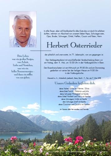 Parte von Herbert Osterrieder