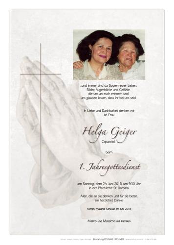 Parte von Helga Geiger