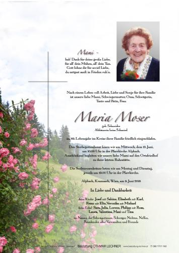 Parte von Maria Moser
