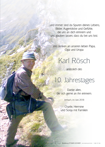 Parte von Karl Rösch