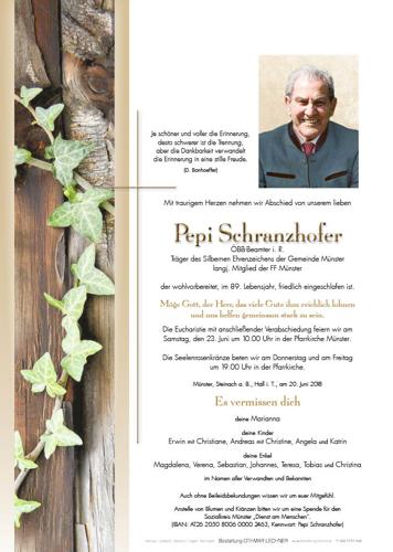 Parte von Pepi Schranzhofer