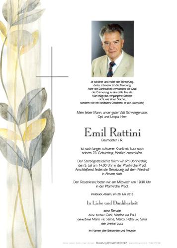 Parte von Emil Rattini