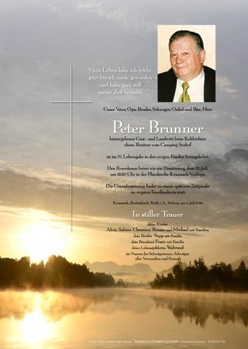 Parte von Peter Brunner