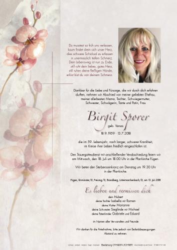 Parte von Birgit Sporer