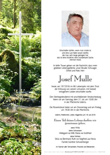 Parte von Josef Mulle