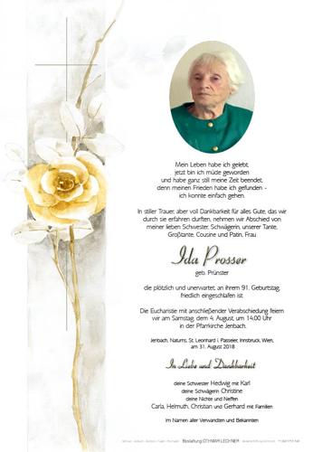 Parte von Ida Prosser