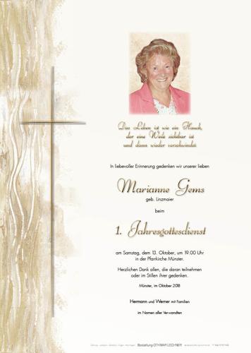 Parte von Marianne Gems