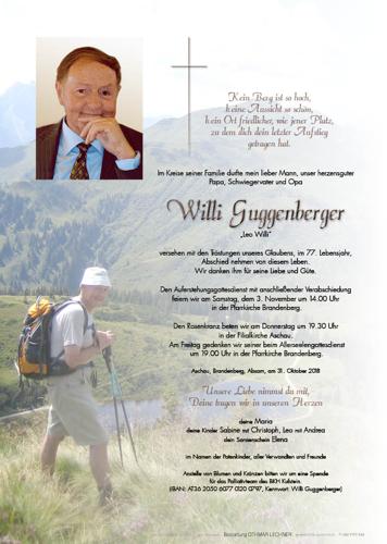 Parte von Willi Guggenberger