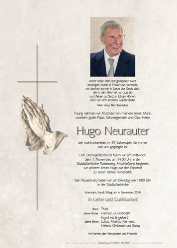 Parte von Hugo Neurauter