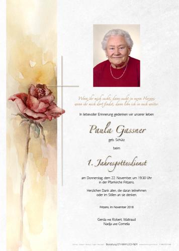 Parte von Paula Gassner