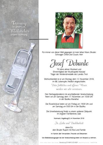 Parte von Josef Debarde
