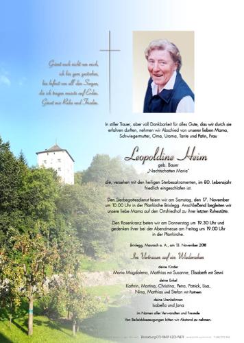 Parte von Leopoldine Heim