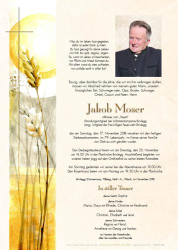 Parte von Jakob Moser