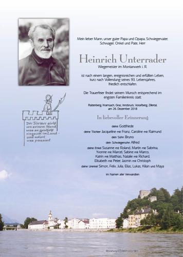 Parte von Unterrader Heinrich