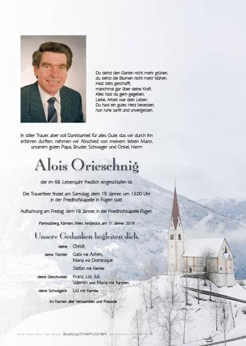 Parte von Alois Orieschnig