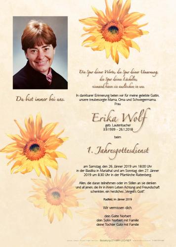 Parte von Erika Wolf