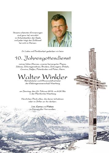 Parte von  Winkler Walter Herr