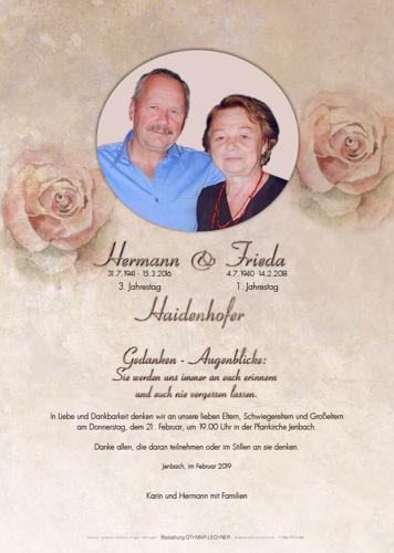 Parte von Frieda Haidenhofer