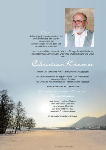 Parte von Christian Kramer