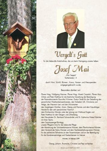 Parte von Josef Mai
