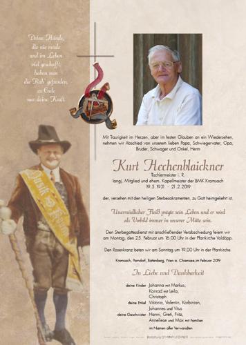 Parte von Kurt Hechenblaickner