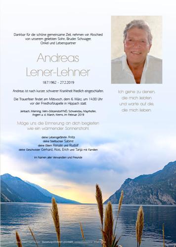Parte von Andreas Lener-Lehner