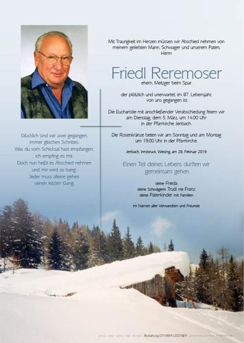 Parte von Friedl Reremoser