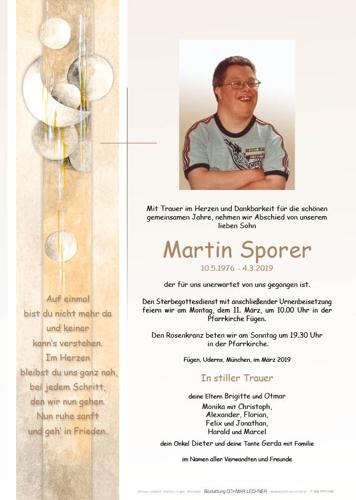 Parte von Martin Sporer