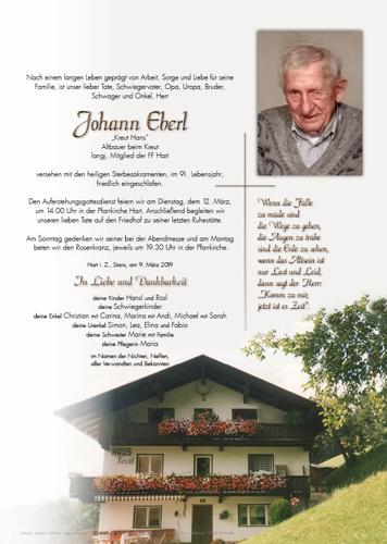 Parte von Johann Eberl