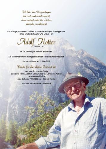 Parte von Adolf Hotter