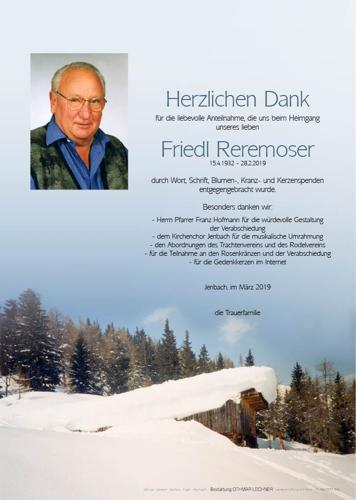 Parte von Friedl Reremoser
