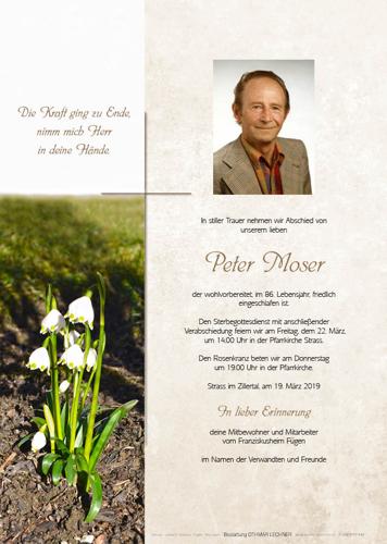 Parte von Peter Moser