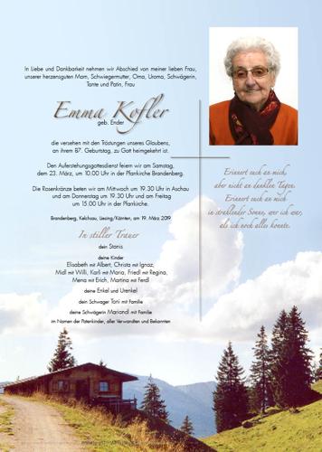 Parte von Emma Kofler